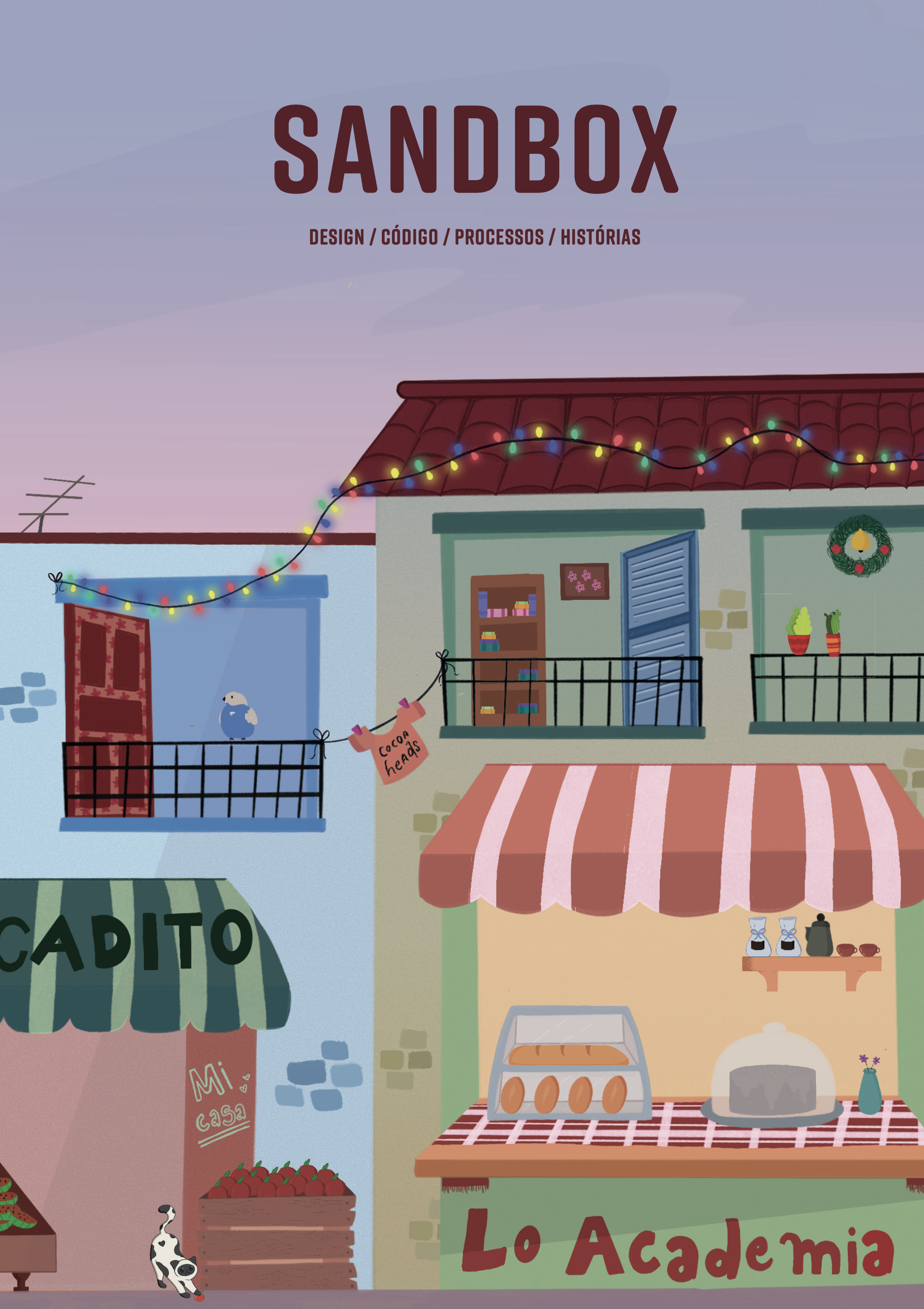 Capa da 3º edição da revista sandbox.